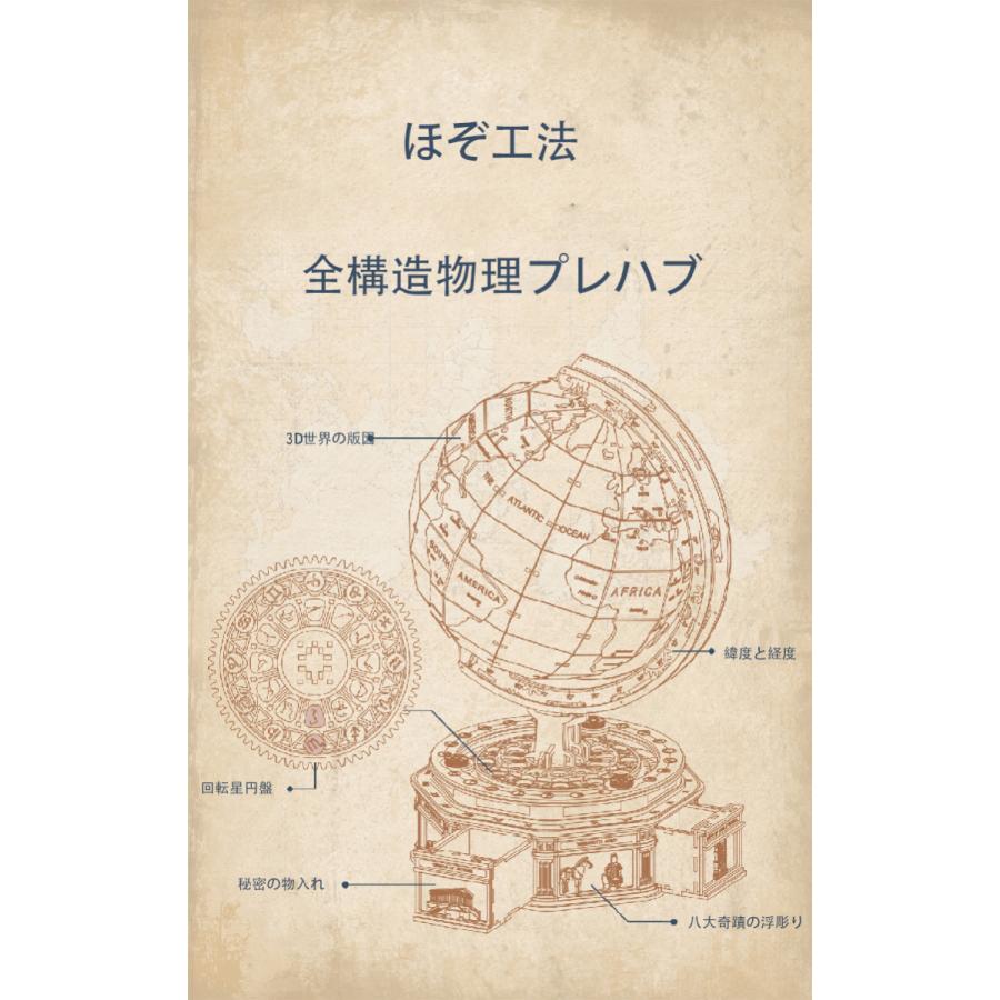 DIY ST002 地球儀 3D ウッドパズル 手作りキット クルクルと廻りながら世界を探検できる クリスマスプレゼント 新年の贈り物|lamps-house|06