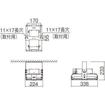 NYM20102KLR9 在庫数内 翌営業日発送パナソニック 直付型LED(昼白色)高天井用照明 拡散タイプ マルチハロゲン灯400形1灯器具相当|lamps|04