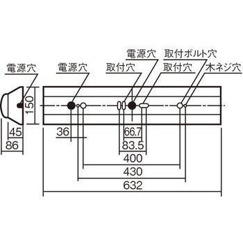 翌営業日発送　XLW212AENZLE9  パナソニック(防湿型・防雨型・一般タイプ・1600 lmタイプ・昼白色・非調光) 20形　一体型LEDベースライト｜lamps｜03