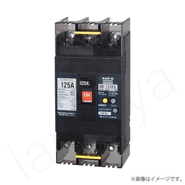 即納 漏電遮断器 123EC12304（GB-123EC）GB123EC125A30MA200415V テンパール工業