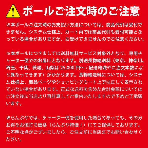 多目的用途柱（CATV用）NAポール SH-7 60120 メッキ（Z）日本ネットワークサポート 鋼管ポール｜lampya｜02