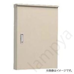 屋外用制御盤キャビネット 屋根付 ORB20-812-2 フカサ200mm 木製基板付 ライトベージュ色（ORB208122）〔代引不可〕