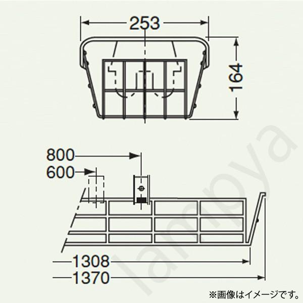 ベースライト／蛍光灯用ガード（直付形用）PF41514 岩崎電気