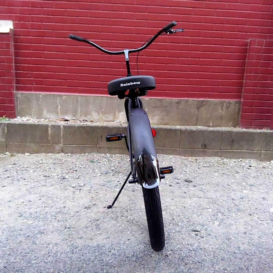 自転車 RAINBOW PCH101 24"CRUISER 24TOWN DARTHVADER(マットブラック) レインボー ビーチクルーザー 24インチ おしゃれ 通勤 通学 メンズ レディース