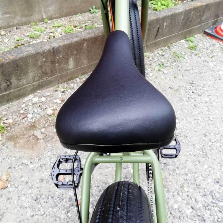 自転車 BRONX 26BRONX-DD アーミーグリーン×オレンジリム 7段変速