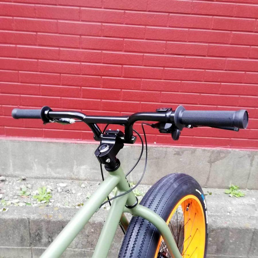 自転車 BRONX 26BRONX-DD アーミーグリーン×オレンジリム 7段