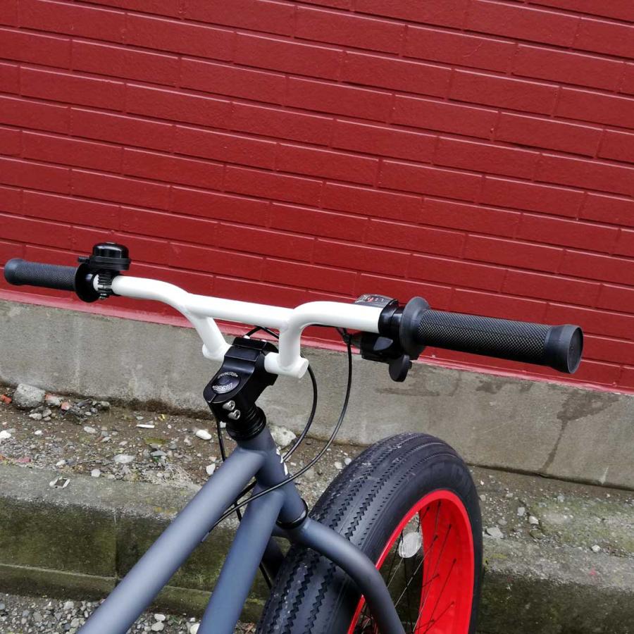 自転車 BRONX 26BRONX-DD マットグレー×レッドリム 7段変速