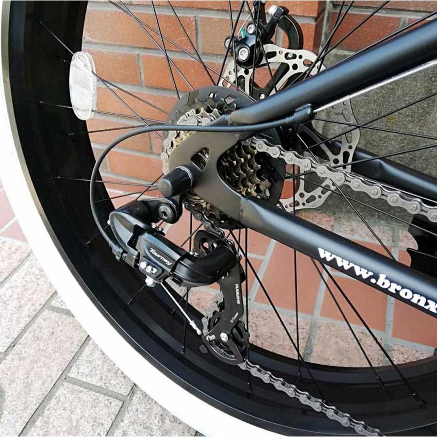 自転車 26BRONX-DD ホワイトウォールZIGZAG ブロンクス ファット 自転車 26BRONX-DD ホワイトウォールZIGZAG ブロンクス ファット