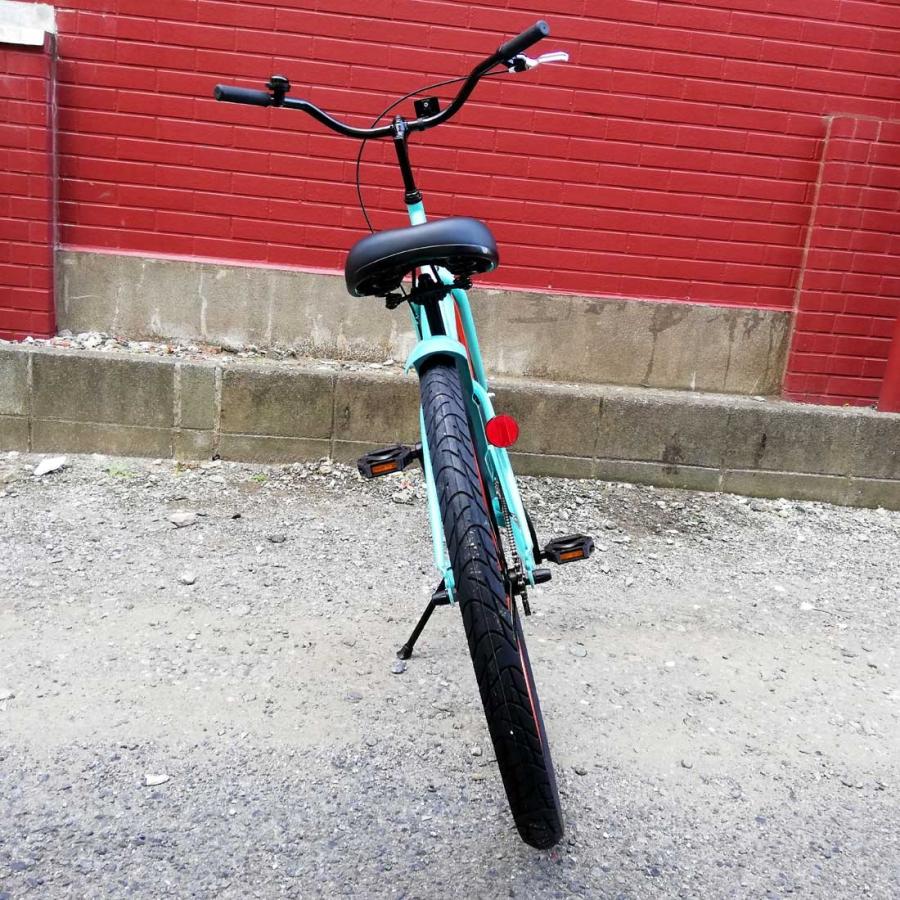自転車 RAINBOW 26TYPE-X-Stretch ミント×オレンジリム 自転車 RAINBOW 26TYPE-X-Stretch ミント×オレンジリム