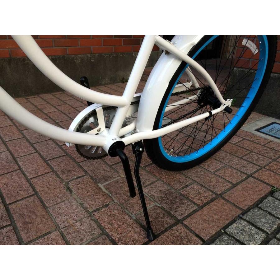 自転車 RAINBOW 26TYPE-X-Stretch グロスホワイト×スカイブルーリム