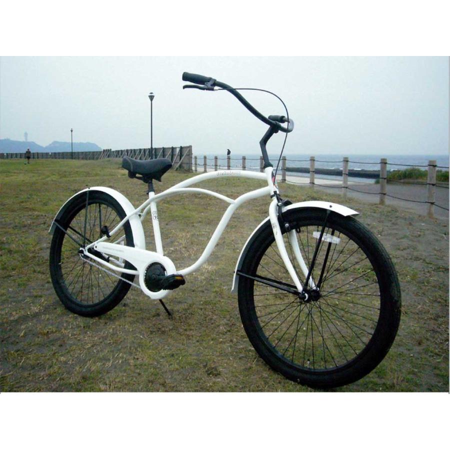 rainbowピーチクルーザー　レインボー 26インチ ホワイト 自転車 RAINBOW PCH101 26