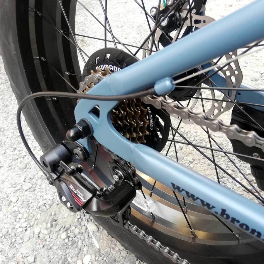 自転車 20BRONX-DD バトルシップグレー×ブラックリム ブロンクス