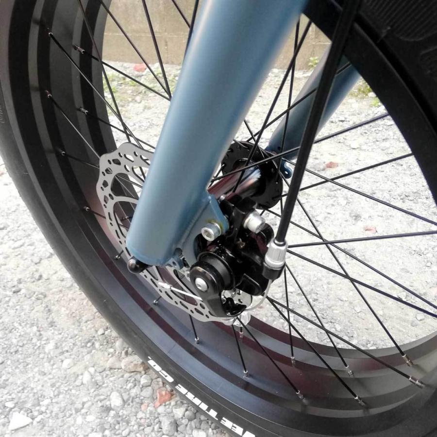 自転車 20BRONX-DD バトルシップグレー×ブラックリム ブロンクス 