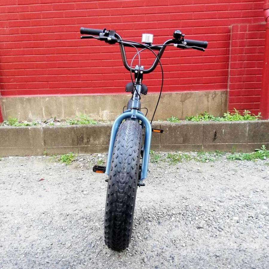 自転車 20BRONX-DD バトルシップグレー×ブラックリム ブロンクス