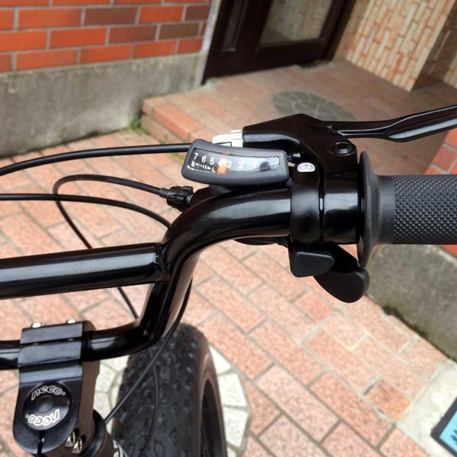 自転車 20BRONX-DD マットブラック×ブラックリム ブロンクス ファット