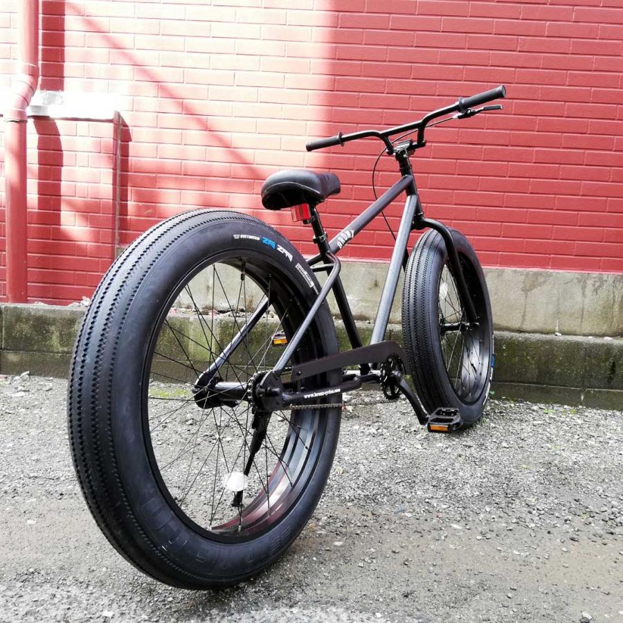 自転車 26BRONX-4.0 マットブラック×ブラックリム ブロンクス