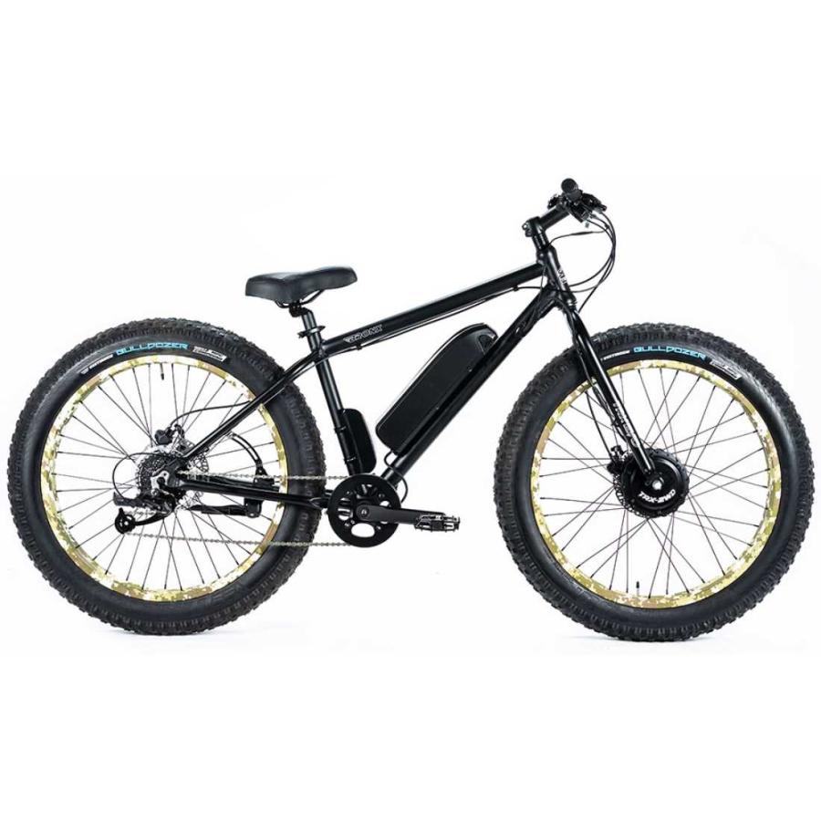 電動アシスト自転車 BRONX TRX EVO BLACK×カモフラージュリム E-BIKE