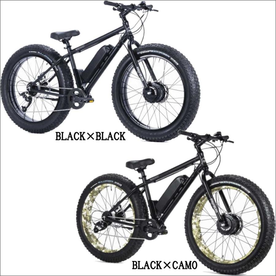 電動アシスト自転車 BRONX TRX EVO BLACK×カモフラージュリム E-BIKE 