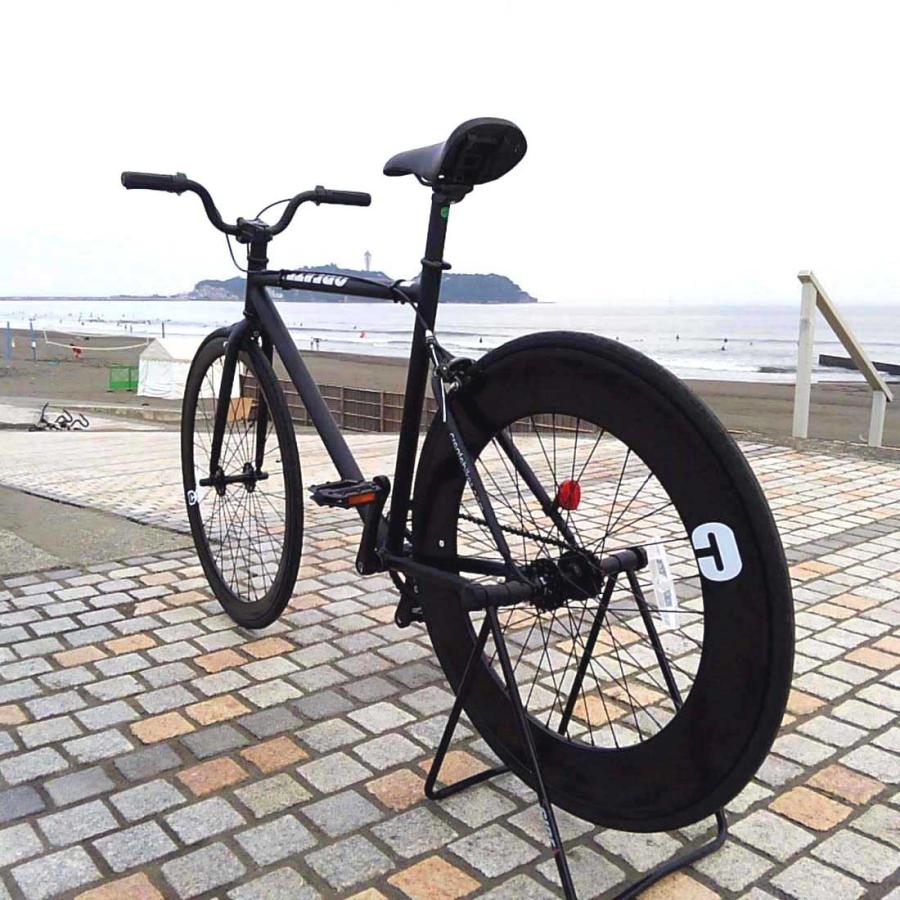 ピスト 700c シングルスピード ディープリム クロスバイク ロードバイク おしゃれ 自転車 通勤 通学 Create C 100 マットブラック Create Bikes C100 Blk ラナイマカイ 通販 Yahoo ショッピング