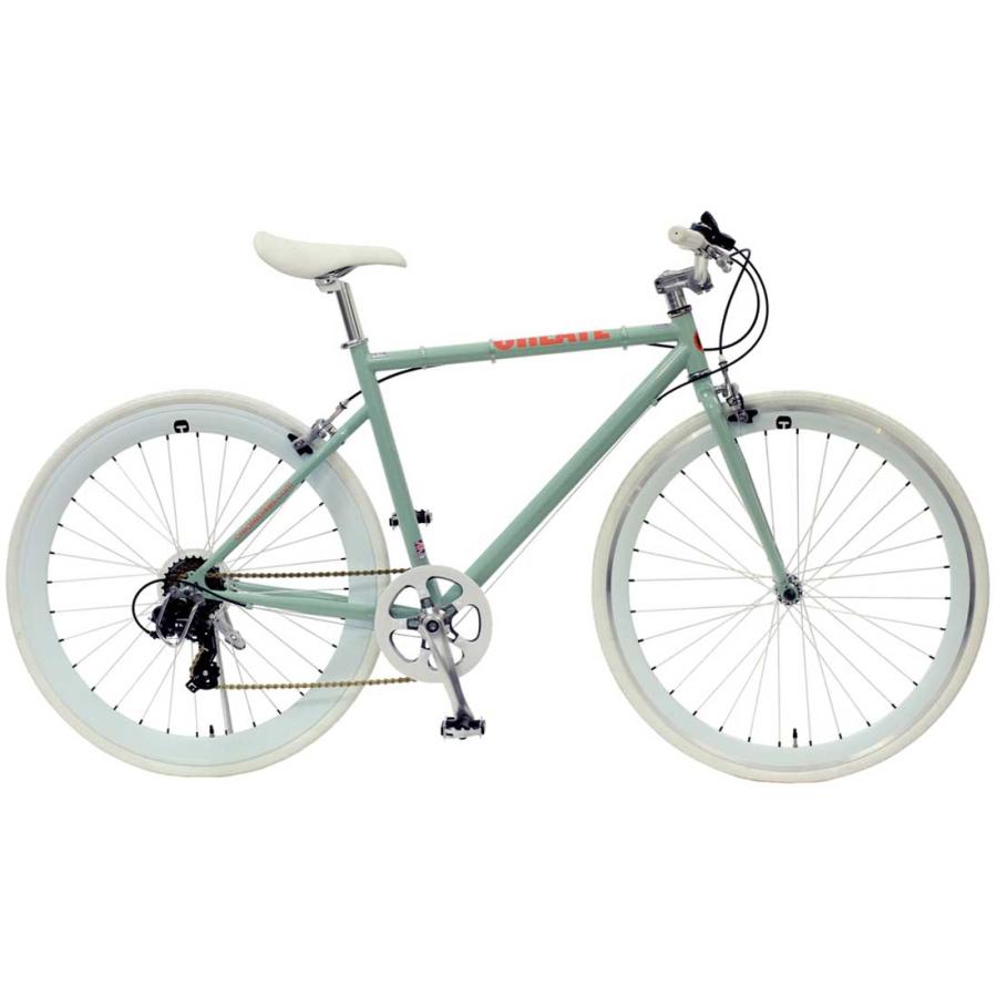 自転車 CREATE C-310 クロスバイク 700C 7段変速 ディープリム