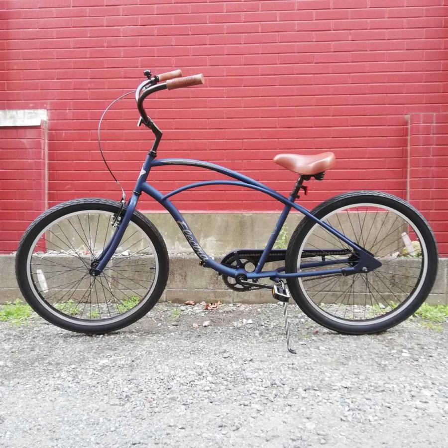 自転車 ELECTRA CRUISER-1 MatteIndigo エレクトラ ビーチクルーザー 26インチ レインボー おしゃれ 通勤 通学 メンズ レディース｜lanai-makai｜05