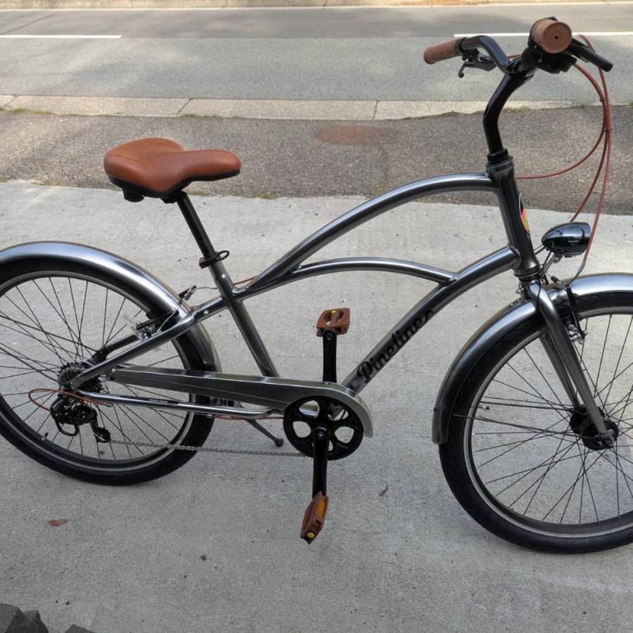 自転車 RAINBOW PineLine-StepOver-7D レインボー ビーチクルーザー 26
