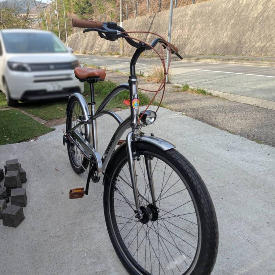 自転車 RAINBOW PineLine-StepOver-7D レインボー ビーチクルーザー 26