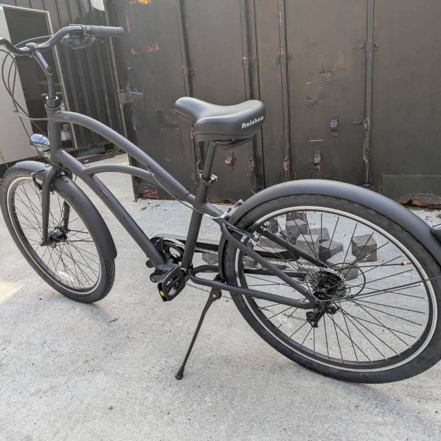 自転車 RAINBOW PineLine-StepOver-7D レインボー ビーチクルーザー 26