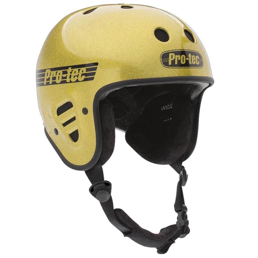 PRO-TEC FULL CUT SNOW GOLD FLAKE ウィンタースポーツ ヘルメット 
