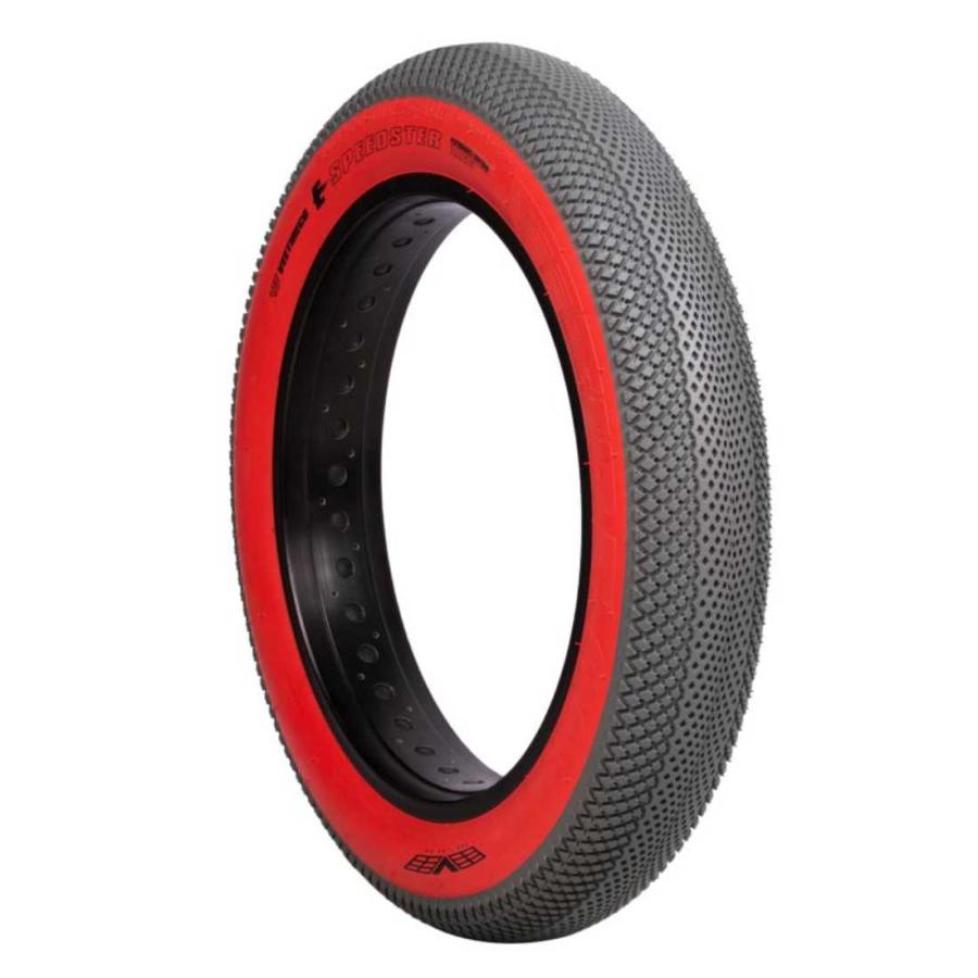 自転車 タイヤ VEE TIRE SPEEDSTAR WIRE 20×4.0 グレー×レッド 自転車 タイヤ VEE TIRE SPEEDSTAR WIRE 20×4.0 グレー×レッド