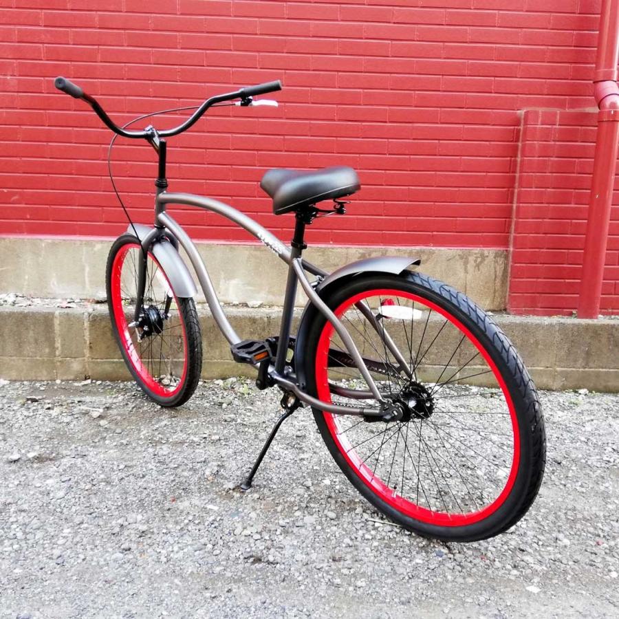 【再値下】ビーチクルーザー 自転車　２６インチ　カスタム　あさひ　中古 再値下】ビーチクルーザー 自転車 26インチ カスタム あさひ 中古