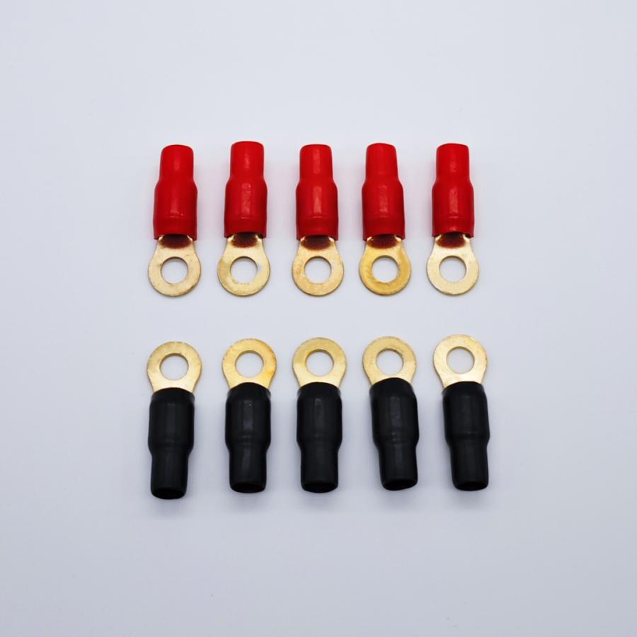 GHOST RT4GRB リングターミナル 4ゲージ 10個入 | 