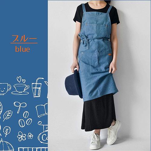 エプロン レディース メンズ ユニセックス デニムエプロン ポケット