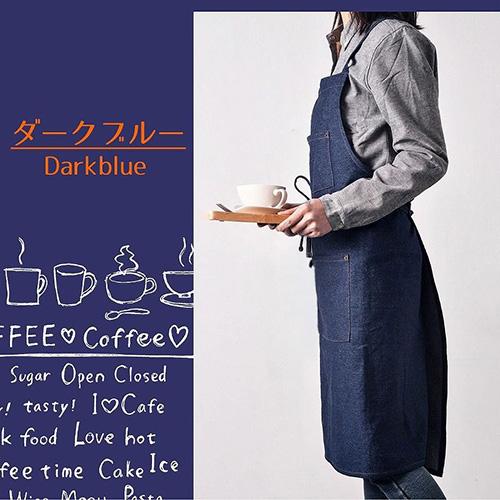 エプロン レディース メンズ ユニセックス デニムエプロン ポケット
