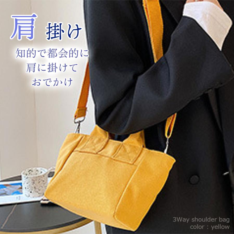 3Wayミニバッグ ショルダーバッグ 斜め掛け 肩掛け 手提げ キャンバス