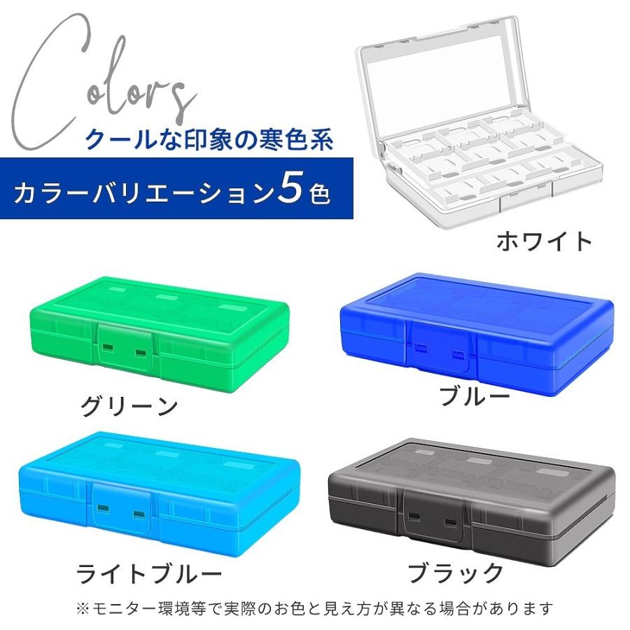 Switch 対応 ゲームカードケース ゲームソフトケース 24枚収納 TF