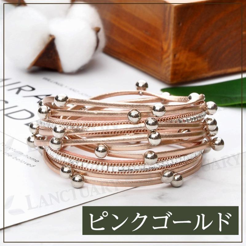 レディースアクセサリー大量セット ブレス バングル リング ピアス多数 ブレスレット レディース ゴールド バングル アクセサリー チェーン 10