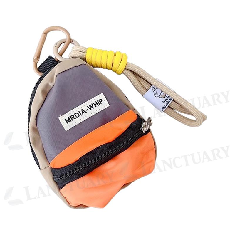 ミニリュック ポーチ 小物入れ レディース メンズ カラビナ 小さめ