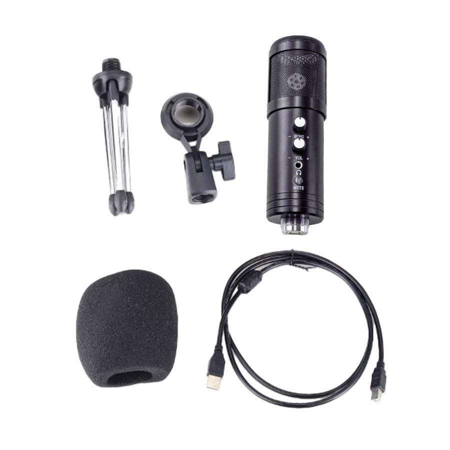 コンデンサーマイク USB式 高音質 ノイズキャンセル ノイズキャンセ