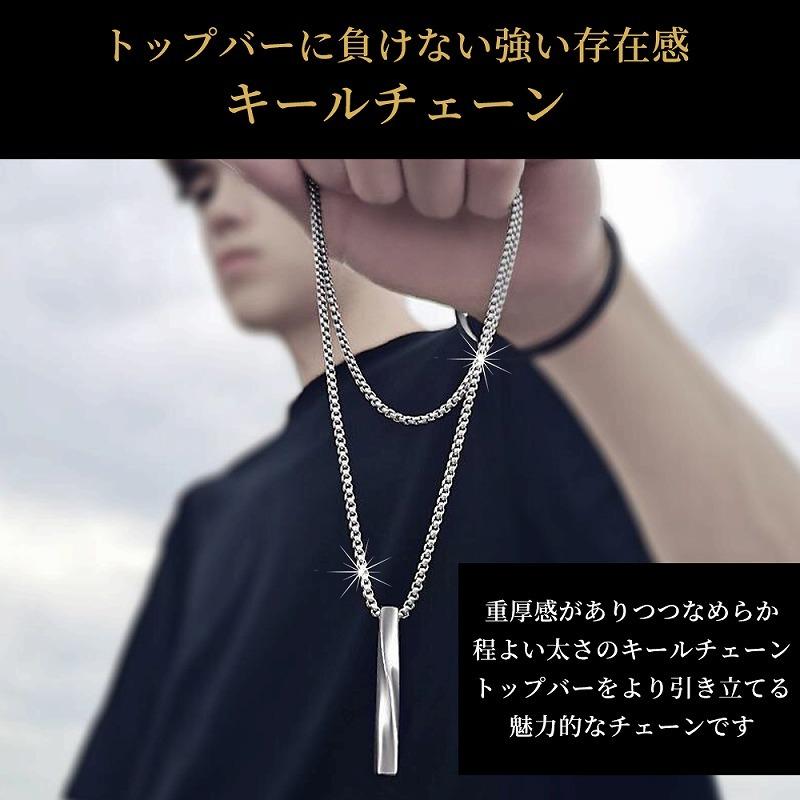ネックレス メンズ シンプル かっこいい ペンダント ステンレス