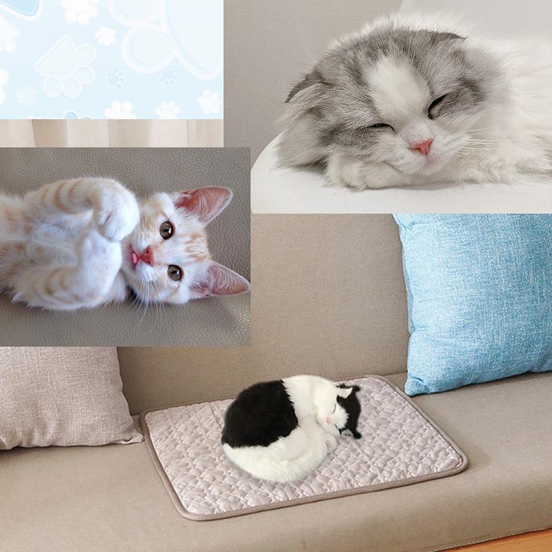 ペット冷感マット Xlサイズ 冷却パッド 犬 猫 ひんやり 暑さ対策 熱中症対策 洗える ペット用品 冷感敷きパッド ケージ ソファ ペットベッド 車 中型犬 大型犬 Cim Pet Coolingmat 01 Xl Lanctuary 通販 Yahoo ショッピング