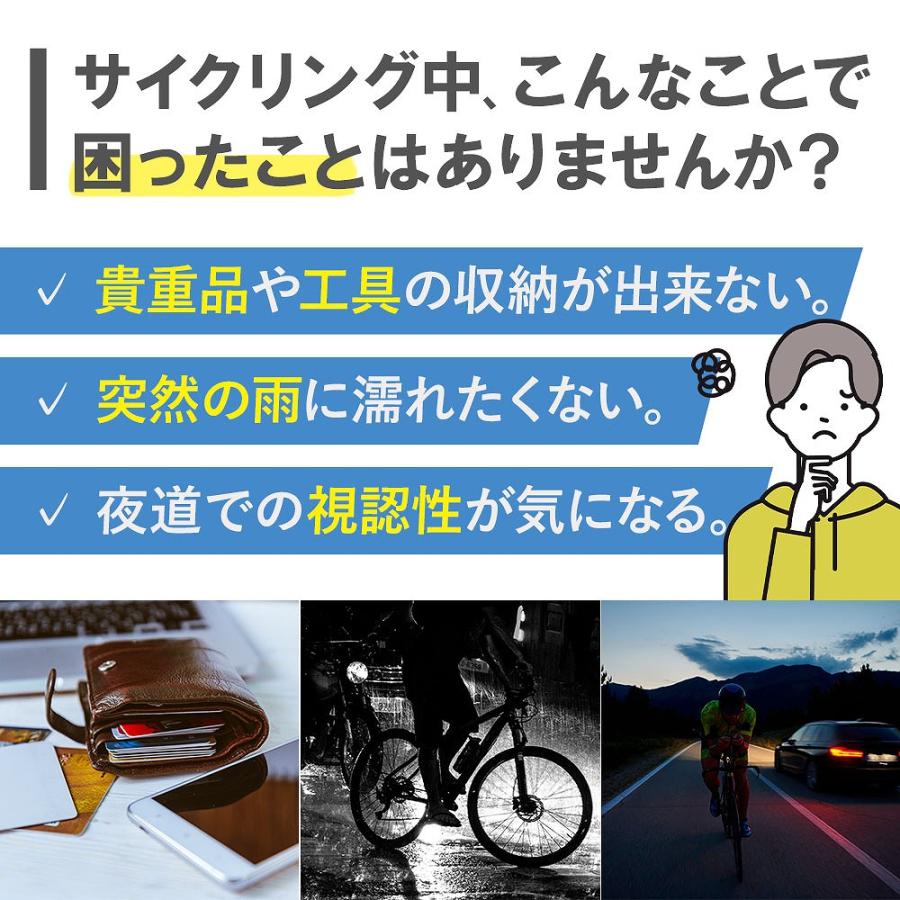 自転車サドルポーチ マウンテンバイクシート チューブバッグ テール