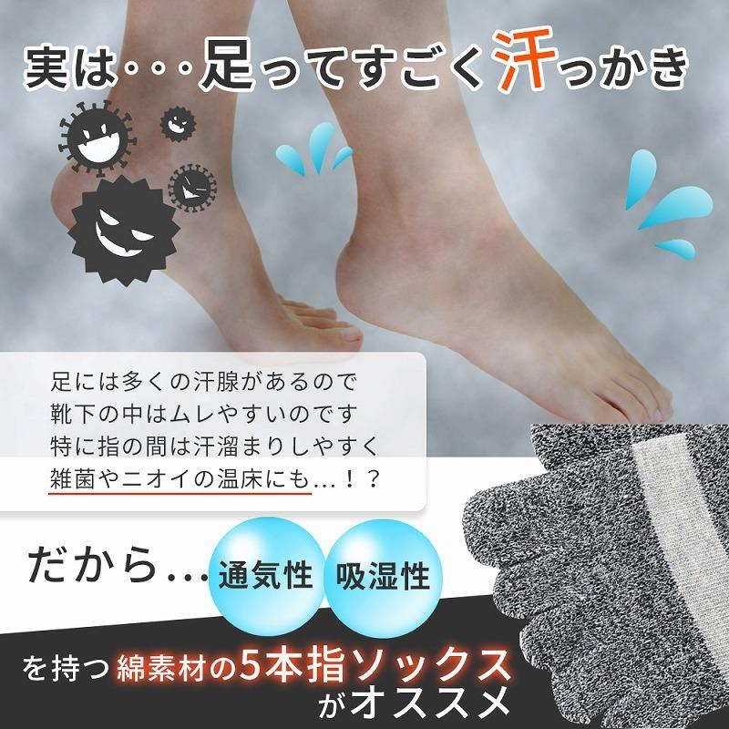 メンズ5本指ソックス4足セット メンズ クリスマス プレゼント