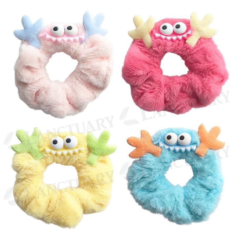 ふわふわモンスターシュシュ シュシュ ヘアバンド ふわふわ ぬいぐるみ