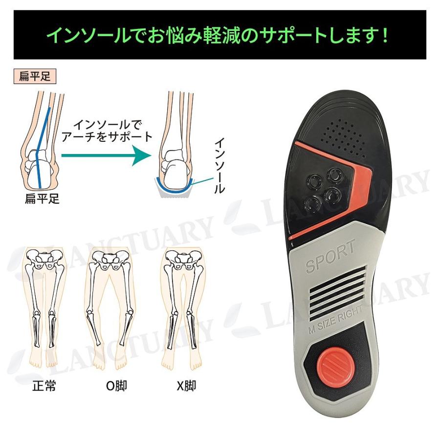 インソール アーチサポート 中敷き スポーツ 衝撃吸収 ゲルクッション