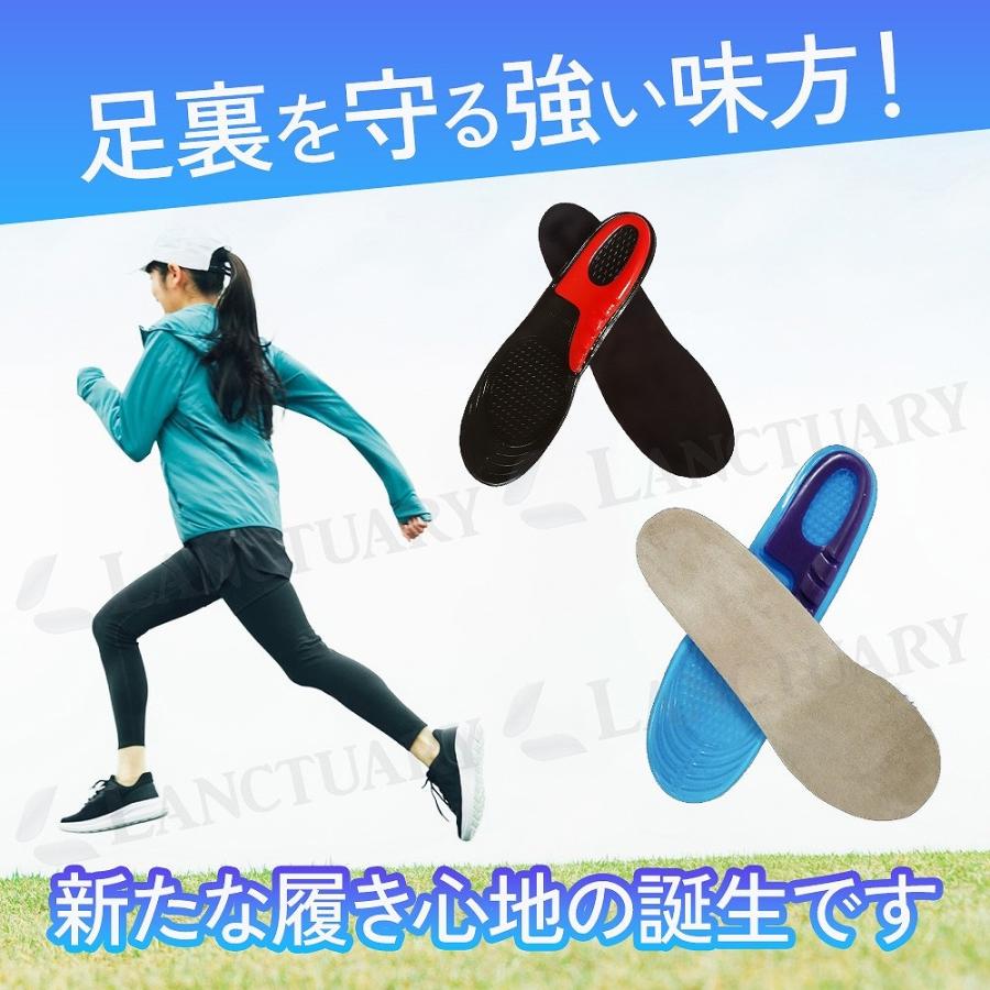 ( S ) 衝撃吸収インソール スポーツ 女性用滑り止め 衝撃吸収インソール 機能性スポーツインソール 弾力性 反発性 滑り止め