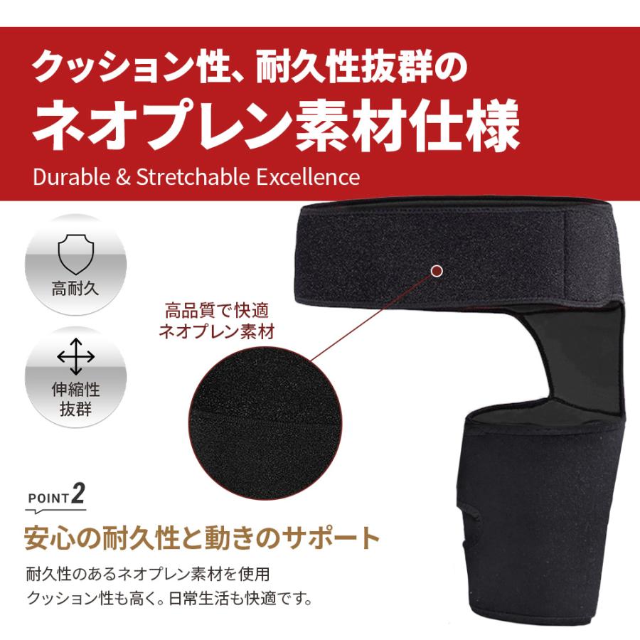 股関節用サポーター 股関節ベルトサポーター 太もも 腰 ベルト 股関節