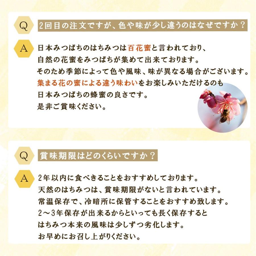 蜂蜜 国産 はちみつ 日本ミツバチ 300g プレゼント 百花蜂蜜 産地直送