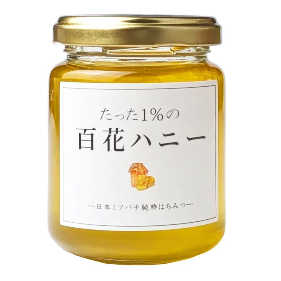 はちみつ 国産 日本みつばち たった1％ 百花ハニー プレゼント 生