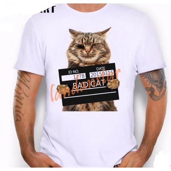 ペアルック ルーネック トリックアート 猫 ラウンドネック カットソー 3dアート 立体的 プリントtシャツ イラスト おもしろ 19dtsjgz248 Landanstar 通販 Yahoo ショッピング